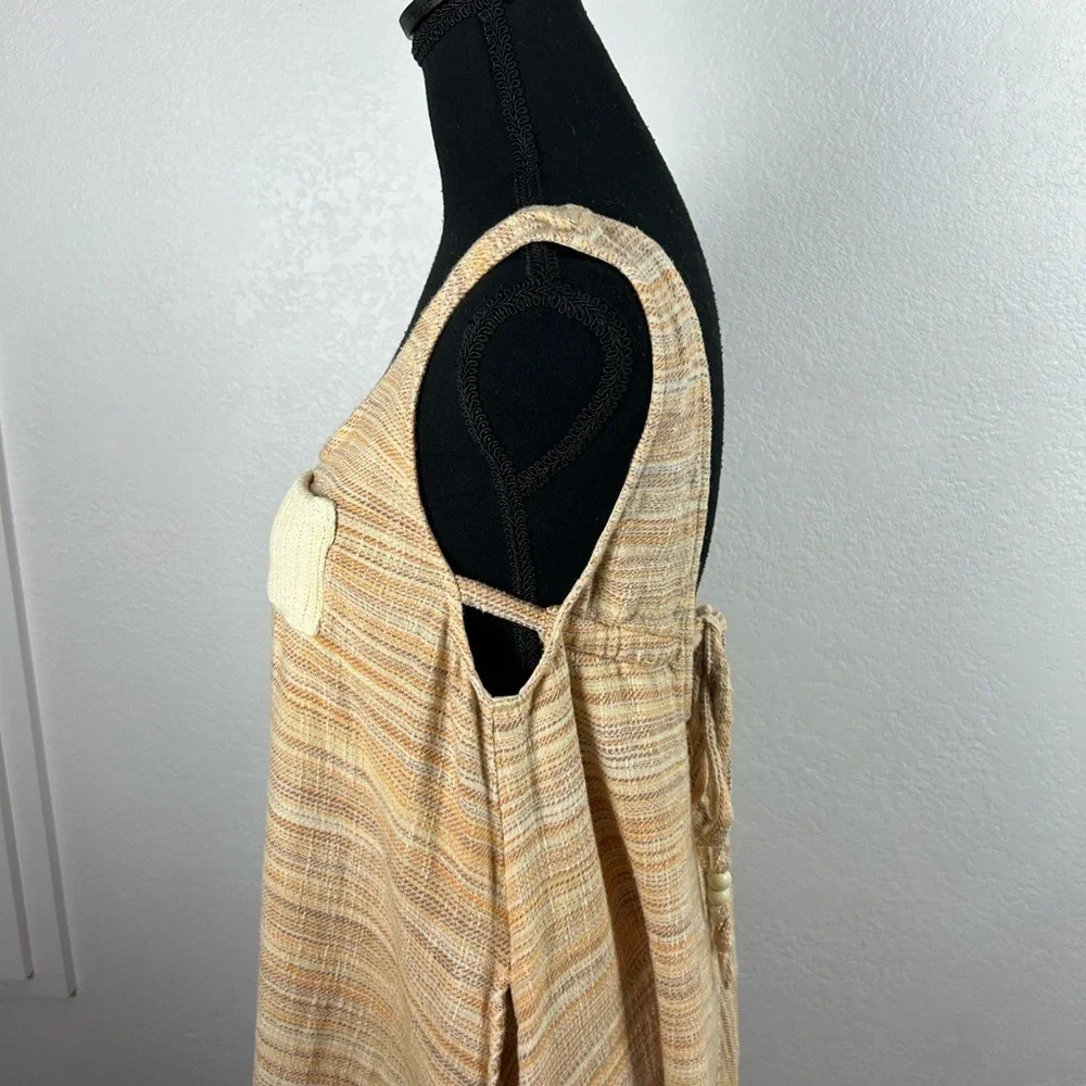 Cleo + Wolf Women's Yarn Die A-Line Mini Dress Sz S Sleeveless Cotton Bohemian